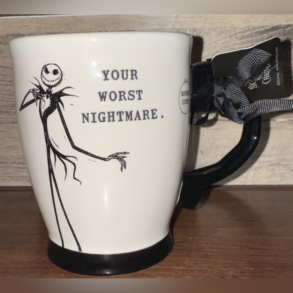 🥰 Rae Dunn Jack Skellington “YOUR WORST NIGHTMARE” Nightmare Before Christmas